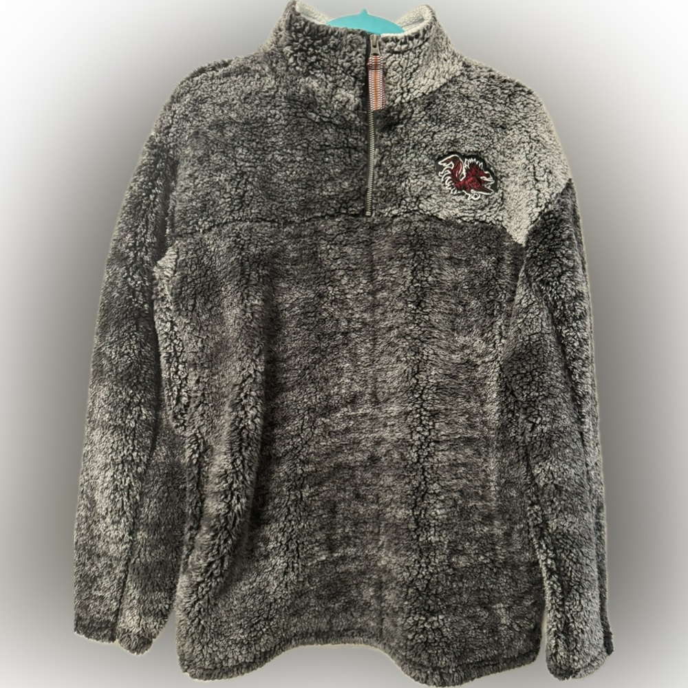 Three Square Quarter-Zip University of South Carolina Collegiate Sherpa
